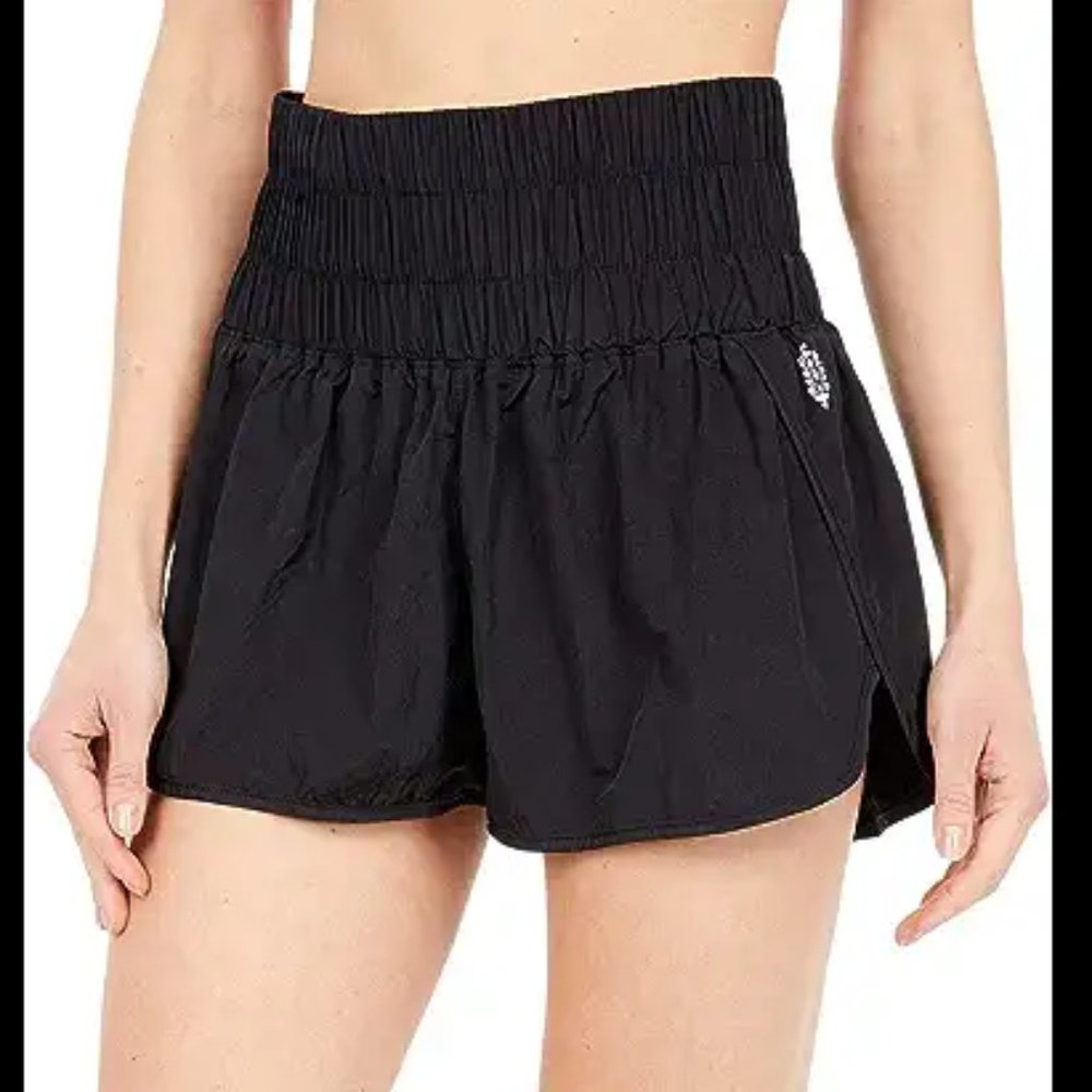 Free People Active Wear Shorts Black,